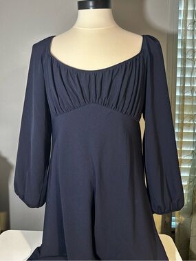 Banana Republic Navy Women's Dress with Empire Detail